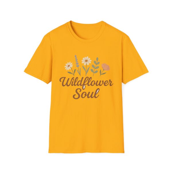 Wildflower Shirt, Boho T-Shirt, Nature Lover Gift, Free Spirit Shirt, Unisex Nature Tee - Image 7