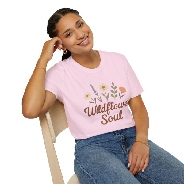 Wildflower Shirt, Boho T-Shirt, Nature Lover Gift, Free Spirit Shirt, Unisex Nature Tee - Image 15