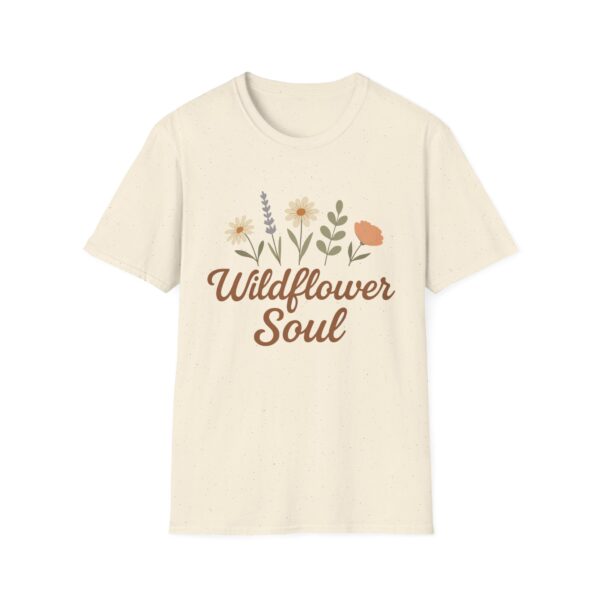 Wildflower Shirt, Boho T-Shirt, Nature Lover Gift, Free Spirit Shirt, Unisex Nature Tee - Image 2