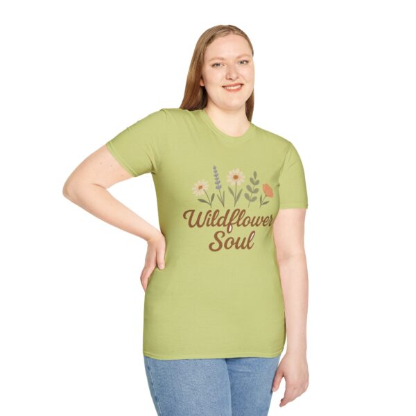 Wildflower Shirt, Boho T-Shirt, Nature Lover Gift, Free Spirit Shirt, Unisex Nature Tee - Image 12